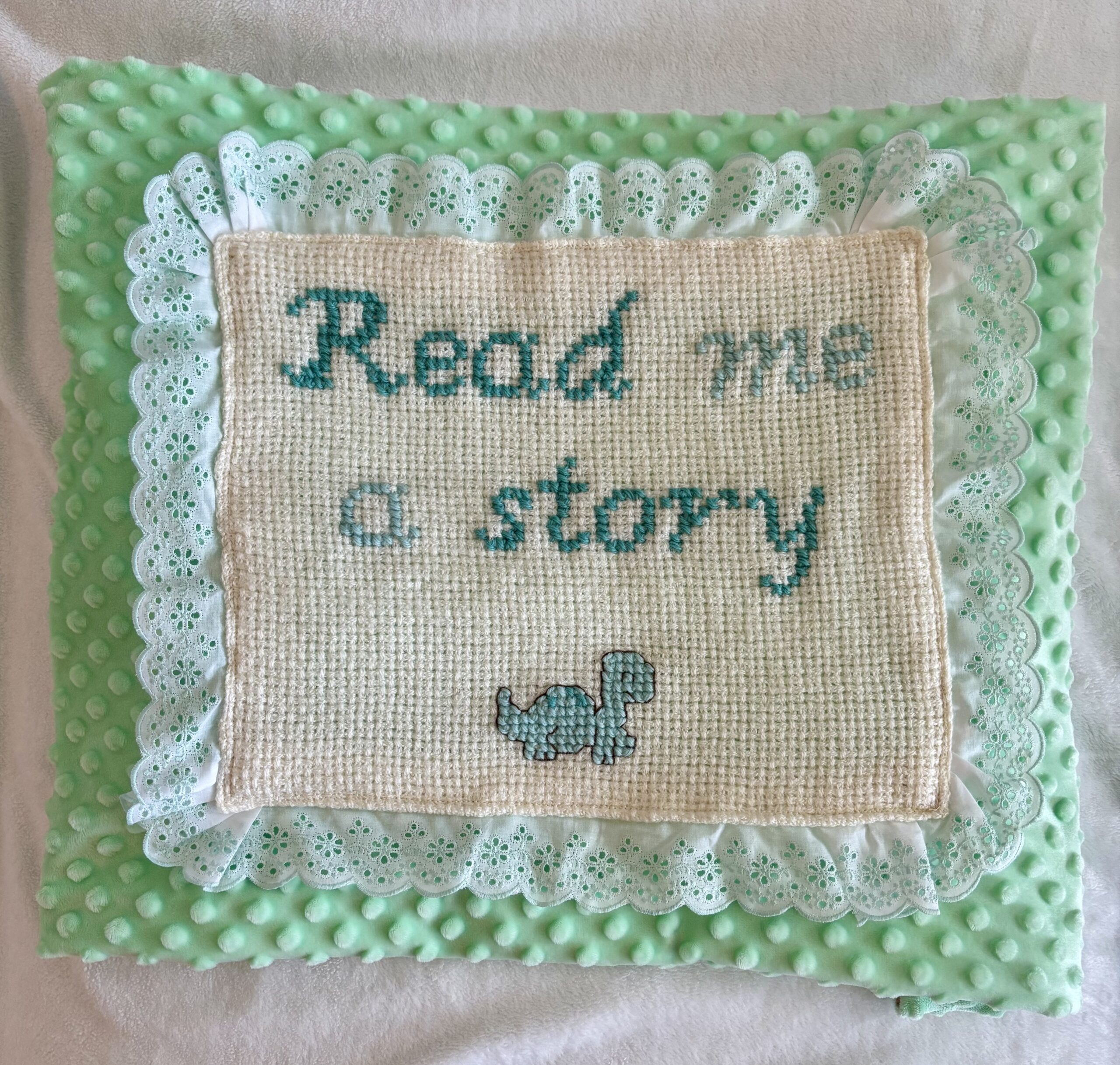 Spring/Summer Handmade Blanket - Dinosaur - Image 4