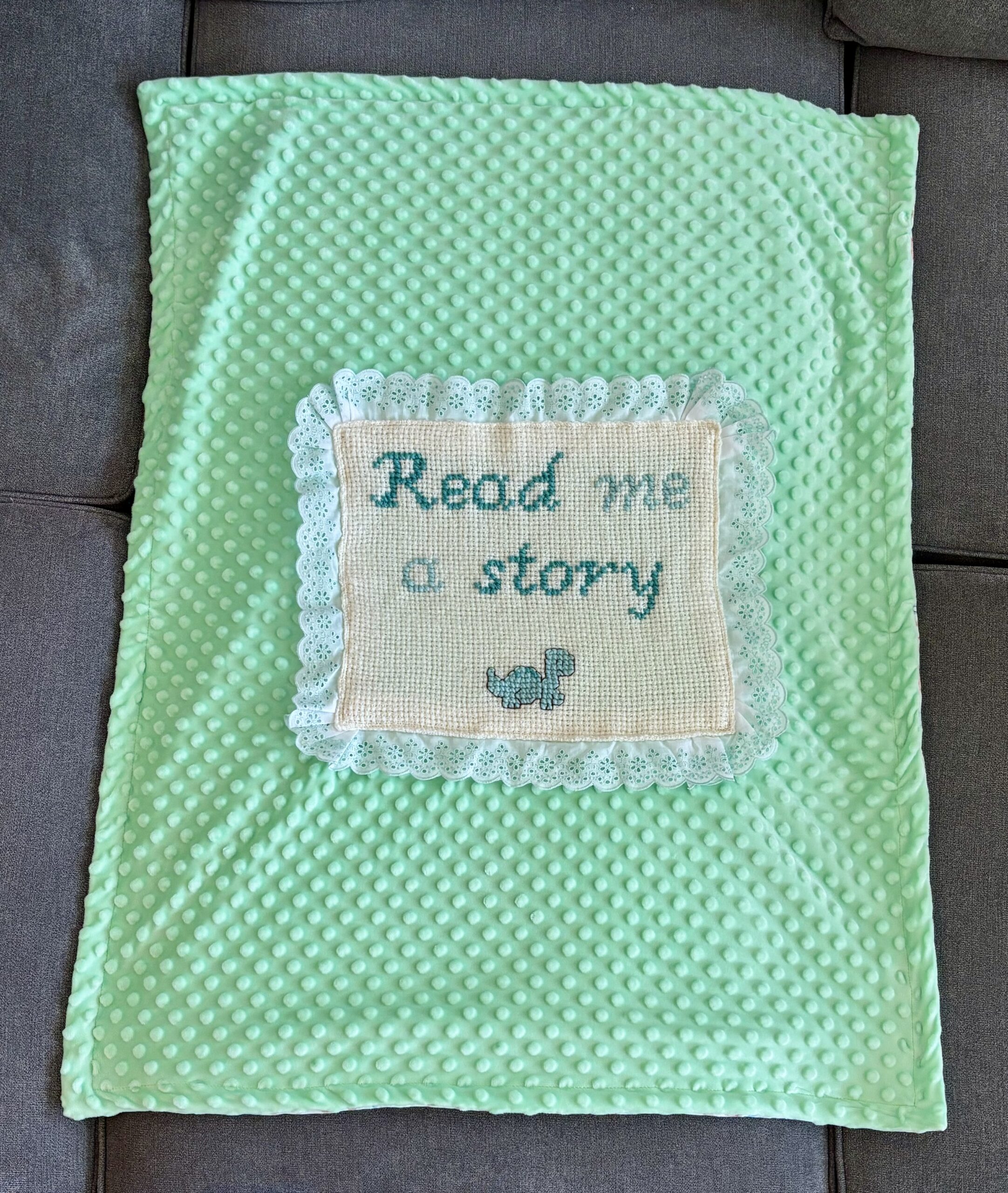 Spring/Summer Handmade Blanket - Dinosaur - Image 2