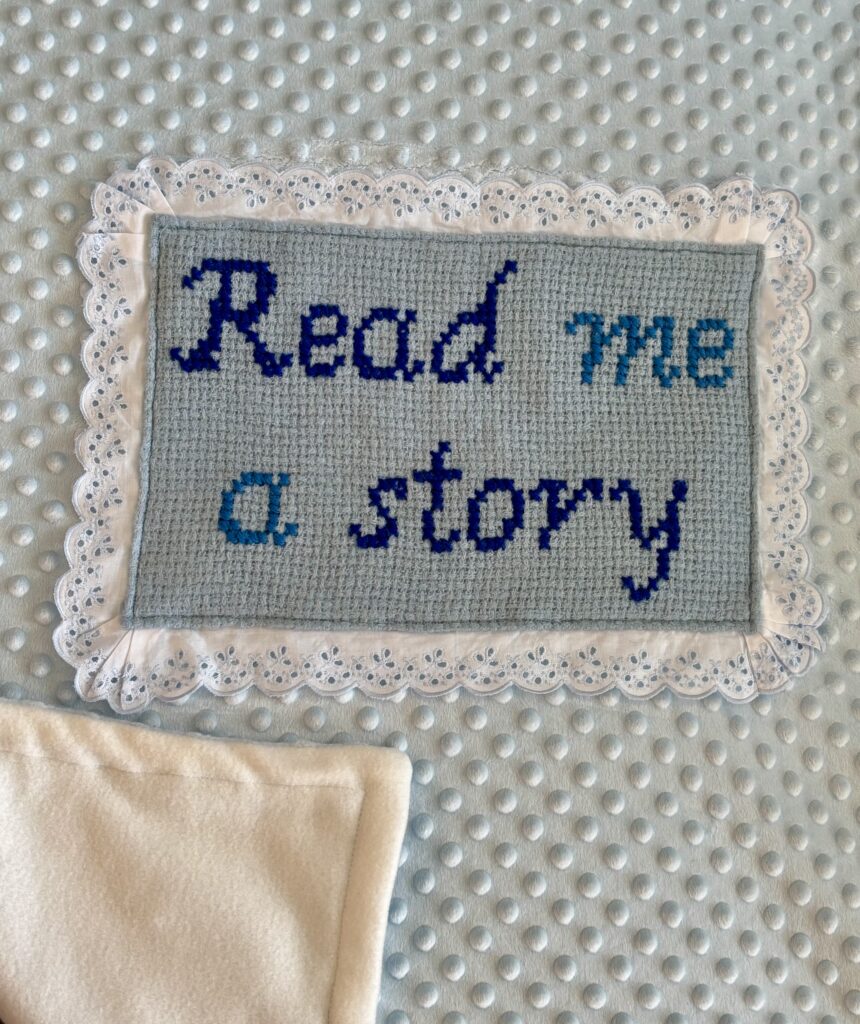 Fall/Winter Handmade Blanket - Blue
