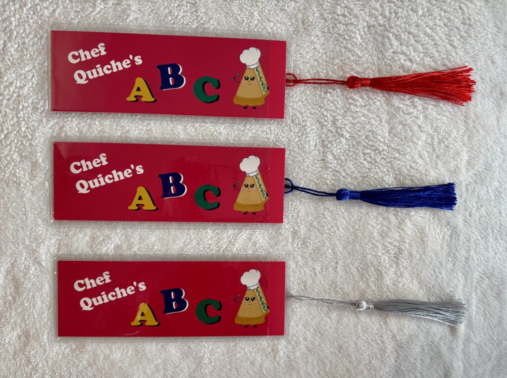 Chef Quiche's ABC Bookmark